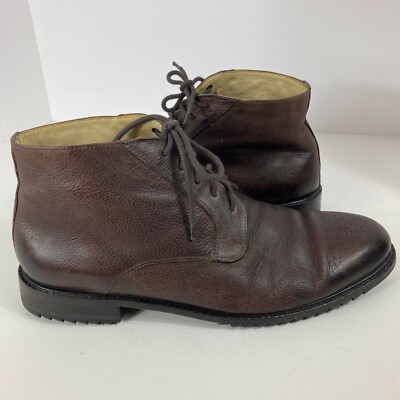Martin Dingman Dark Brown Chukka Boots size 10.5 Martin Dingman Shoes Mens Size 11.5 Brown Suede Lace Up  main image 4