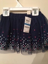 Sparkle Party Fancy Blue Tutu Style Skirt -24m - NWT
