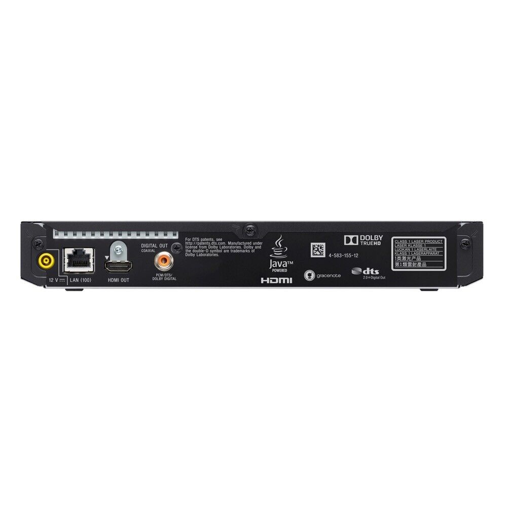 Sony Blu-ray Player BDP-S6700 All Zone Code Free MultiRegion 4K Upscaling 3D