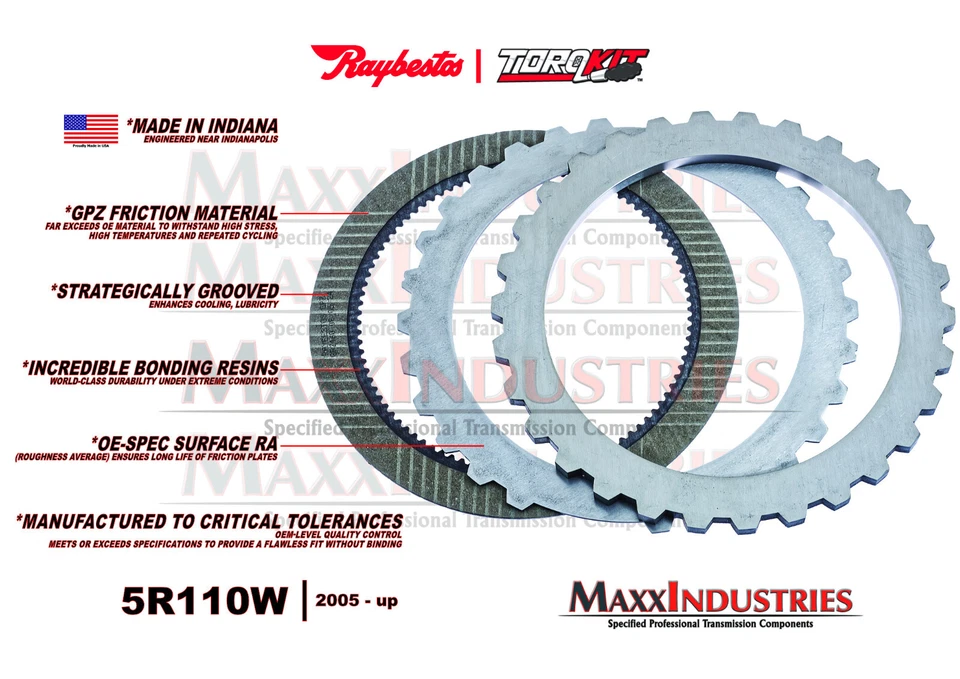 Embrague intermedio de alto rendimiento transmisión 5R110W GPZ TorqKit 2005+ Foto 3 de 3