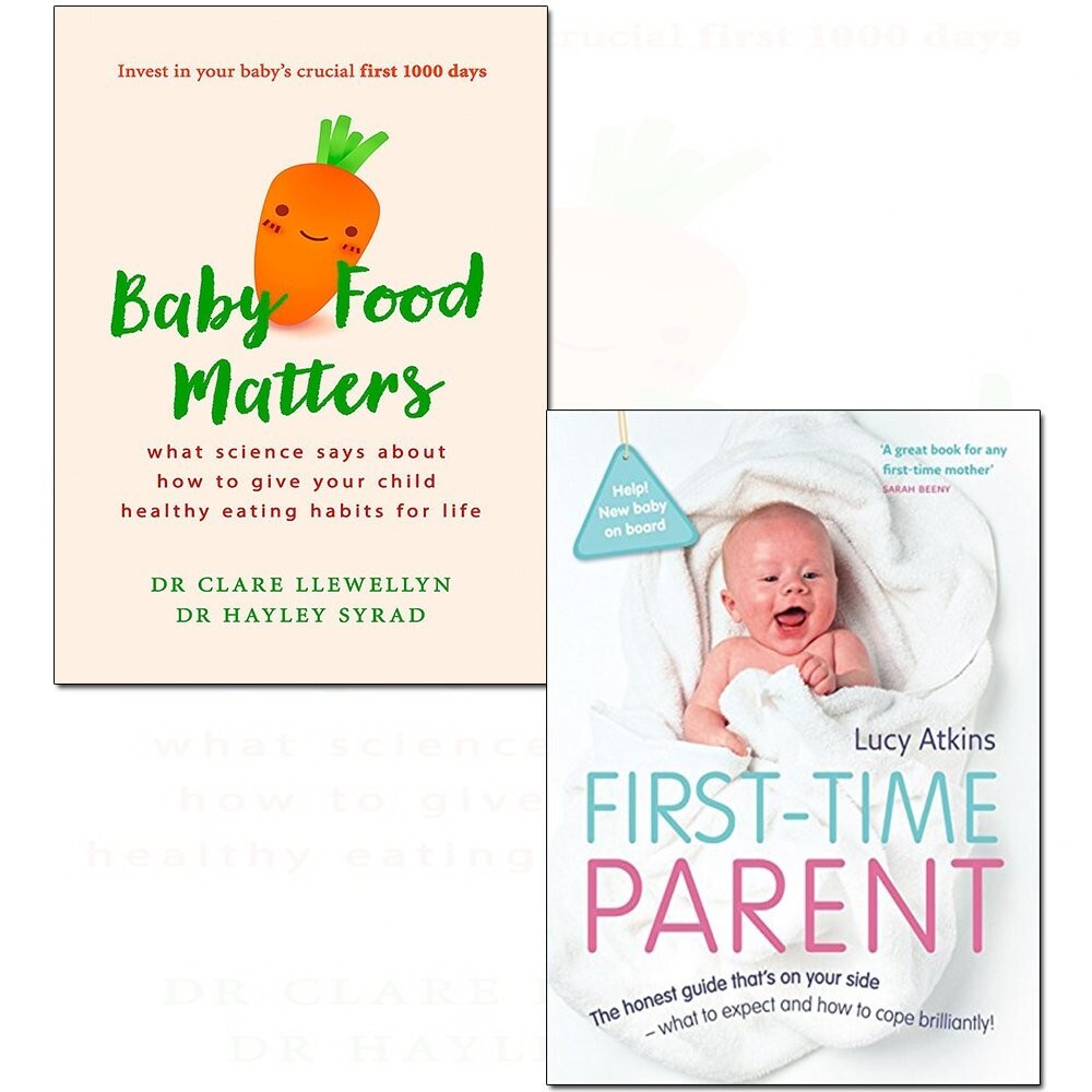 First time parent and baby food matters 2 books collection set