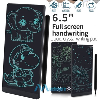 6.5'' Full Screen LCD Writing Tablet Electronic Drawing Board & Pen For Kid Adult