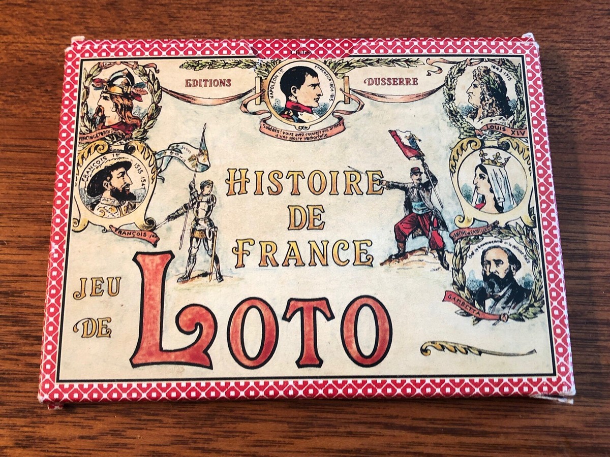 アンティーク　フランス　LOTO ビンゴ LOTO ビンゴゲーム R273 – 14e Online shop