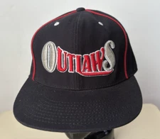 Vintage Oklahoma Outlaws Stall & Dean Fitted Hat Cap 7 1/2 USFL Football
