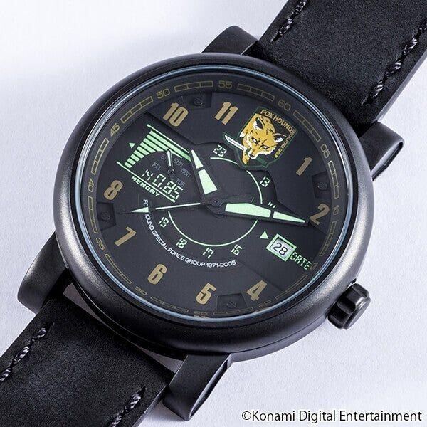 METAL GEAR SOLID x SuperGroupies Solid Snake Model Watch Black