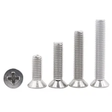 304 Stainless Steel Phillips Countersunk Flat Head Screws M2.5-M10