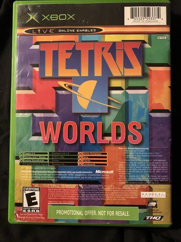 2 Games! Star Wars The Clone Wars and Tetris Worlds Xbox Complete