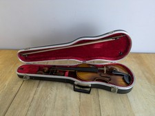 Golden Strad Violin By Boosey & Hawkes 3/4 Hard Carry Case Czechoslovakia Bow