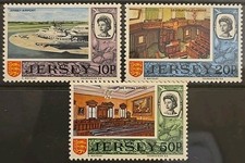 Jersey MH Scott 40-42 Views Of Jersey Definitives Of 1970 VF Set