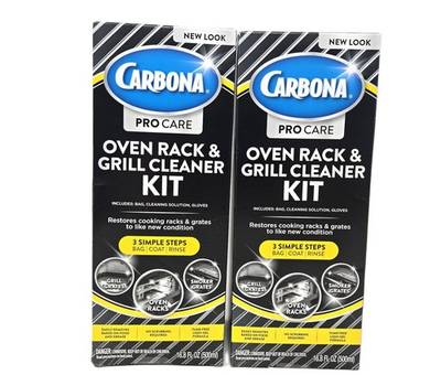 #ad Carbona Pro Care Odor Free 2 in 1 Oven Rack amp; Grill Cleaner Kit 500ml 2 Pack $23.99