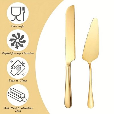 #ad #ad Steel Cake Server amp; Pizza Cutter Baking Set Gift for Mother#x27;s Day amp; Ramadan $6.99