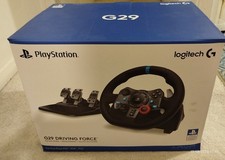 Logitech G29 Driving Force Racing Wheel, Floor Pedals and wired gear lever
