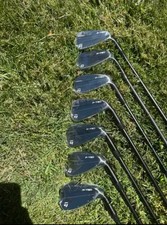 2023 TaylorMade P790 Black Iron Set 4-PW- Dynamic Gold 105g black shafts R300