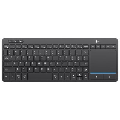 MultiDevice Bluetooth Wireless Keyboard With Big Size Touchpad Trackpad Hub