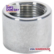 Allstar ALL50744, One Natural Aluminum Npt Female Weld Bung 3/4In-14 Aluminum 