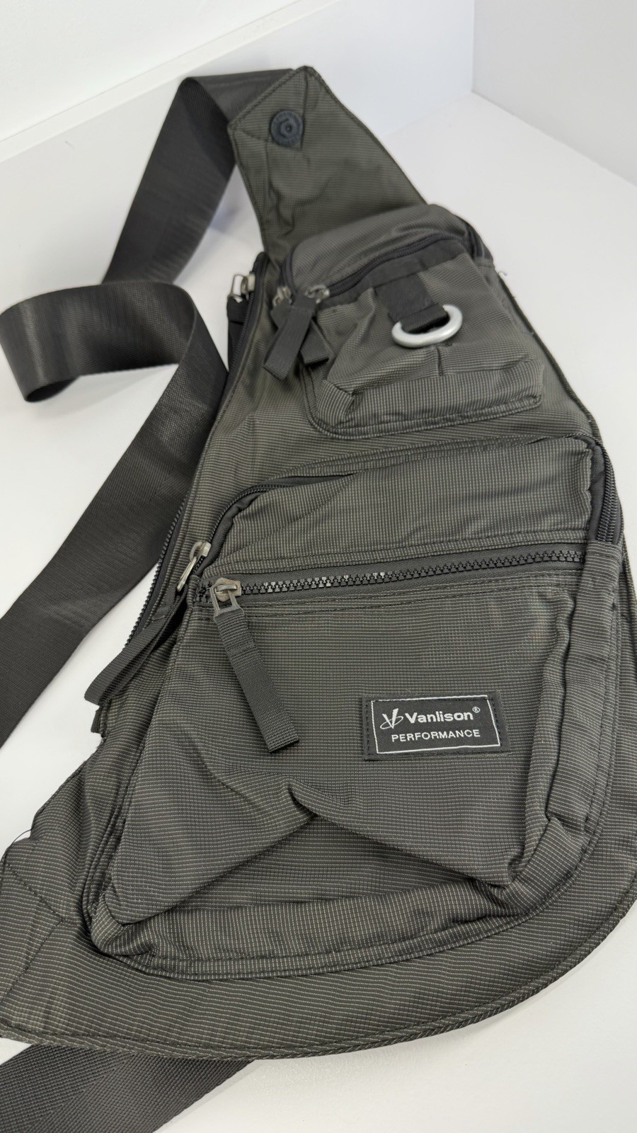 Vanlison Performance Large Nylon Multipocket Blac… - image 1