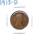 1913-D Lincoln Wheat Cent — photo from another recent sale