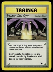Pewter City Gym 115/132 Gym Heroes Uncommon Trainer