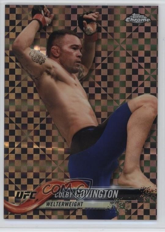 2018 Topps Chrome UFC X-Fractor Colby Covington #40 0c57
