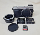 Panasonic Lumix GX7 Digital Camera w/ Accessories - Nice shape - Works Great