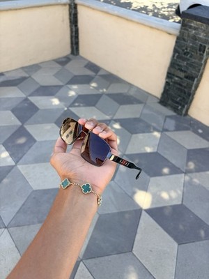 Gucci Men's Sunglasses GG0240S, Black Plastic Frame, Gray Tinted Lenses