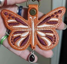 Portland Leather Goods Modified Monarca Monarch Butterfly Tassel Koi