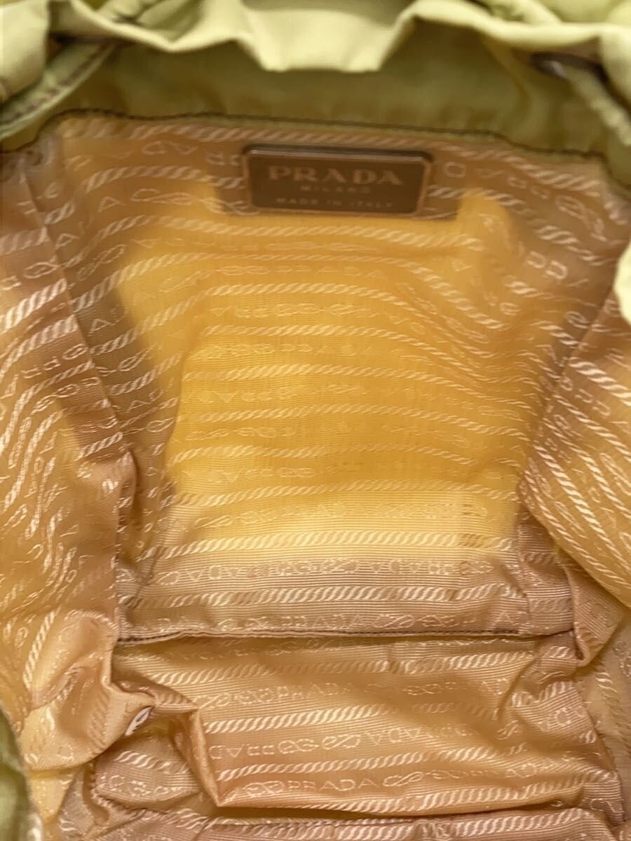 PRADA Backpack Nylon KHK Solid - image 6