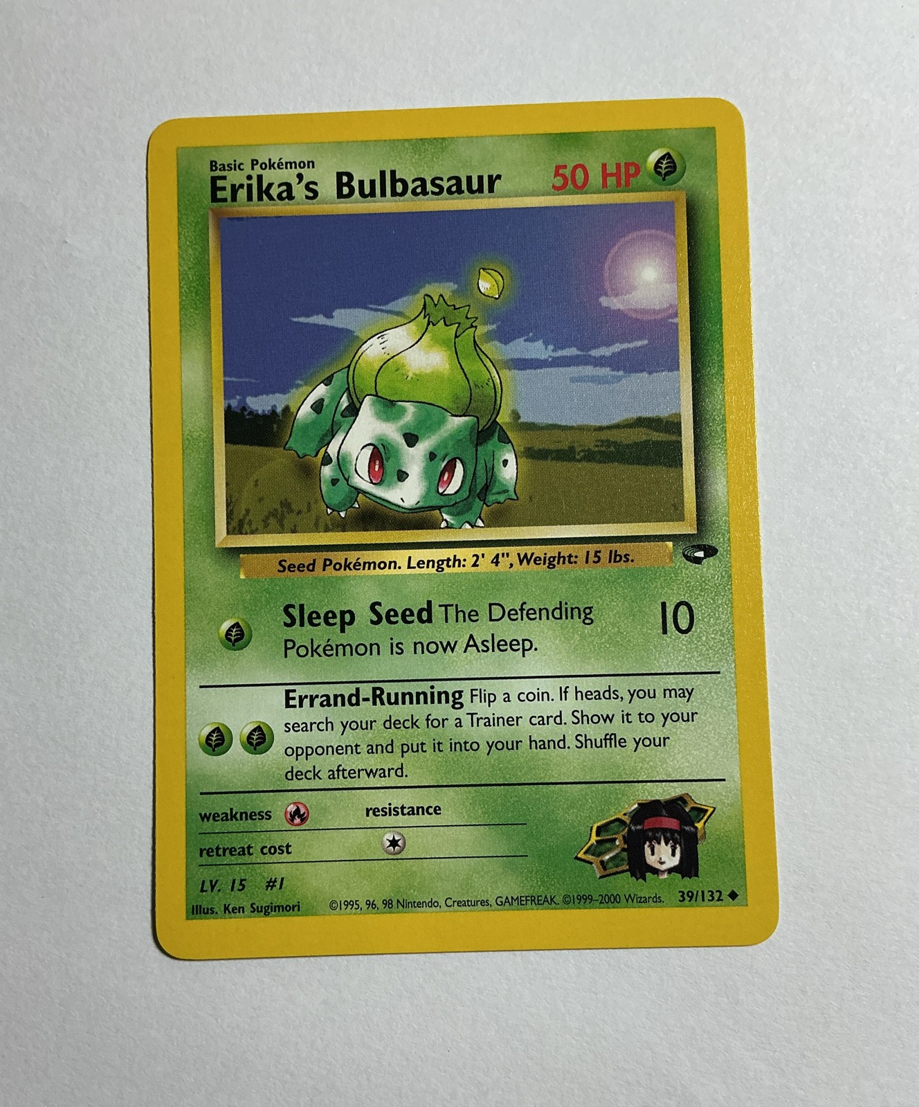 Erika's Bulbasaur 39/132 Gym Challenge Regular Pokémon TCG 2636🔥🔥🔥