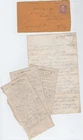 CIVIL WAR LETTER & Diary Pages - 21st NY Cavalry - Jeff Davis Leaves Richmond