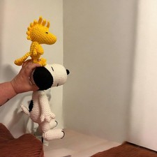 Snoopy and Woodstock crochet