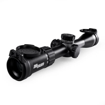 Sig Sauer WHISKEY4 4-16x44mm Rifle Scope w/ Illuminated FFP MOA Reticle-SOW44002