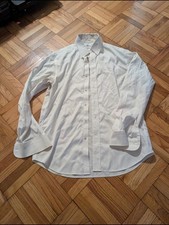 Uniqlo White Men's Slim Fit Dress Shirt - Button Front