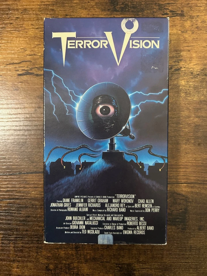 Terror Vision VHS (1986) Lightning Video Horror Rare - Image 3 of 4