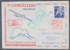 GERMANY 1957 Airplane Gliding Stamp Exhibition Cover