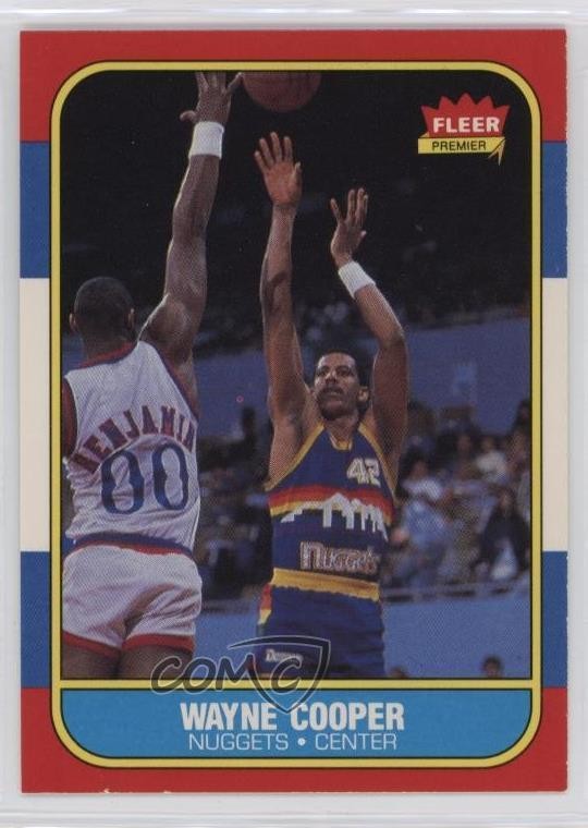 1986-87 Fleer Wayne Cooper #18 0u0o