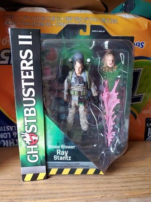 Diamond Select Ghostbusters 2 Ray Stantz Slime Blower Series 8 Firehouse Diorama