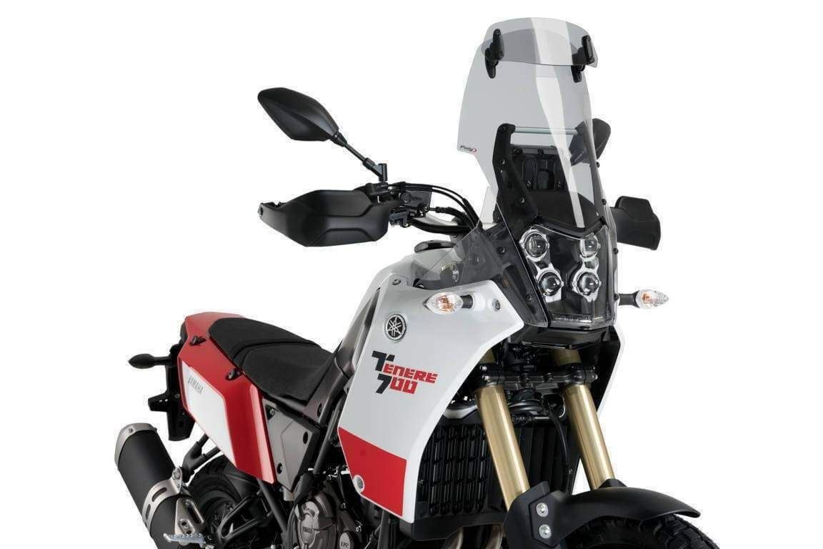 Puig Touring Screen Windshield & Visor Smoke Yamaha Tenere 700 2019 - 2024