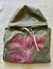 Nike Therma-FIT Grey Pink Full-Zip Hoodie - Size S