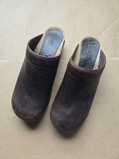 Sanita Chrissy Clogs Danish Design Brown Women's Size 41