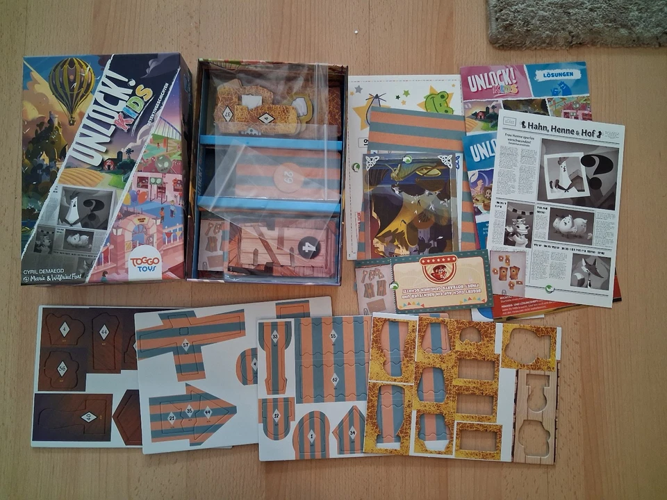 Brettspiel Unlock! Kids Detektivgeschichten (Toggo Toys Escape Room) - Bild 1 von 3