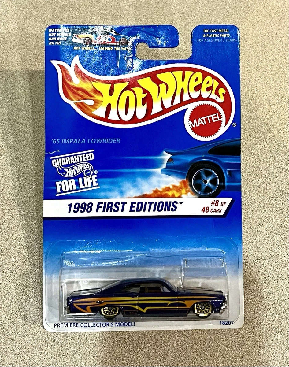 ホットウィール '65 シェビー インパラ ダークブルー ローライダー Hot Wheels First Editions Chevrolet Impala Lowrider Contemporary