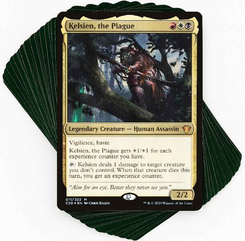 Custom Commander Deck*** Kelsien, the Plague - Deathtouch Assassins - EDH MTG | eBay Custom Commander Deck*** Kelsien, the Plague - Deathtouch Assassins - EDH MTG | eBay