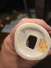 Unmarked Hand Painted White/Gold Porcelain Woman Figurine Japan 1940s 5 in — photo 6
