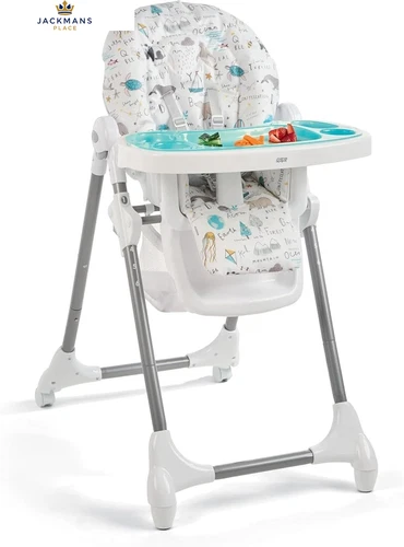 Mamas & Papas Snax Adjustable Baby High Chair for 6 Months Plus, Happy Planet