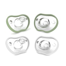 4-Pack of Ergonomic Baby Pacifiers for 0-3 - Design