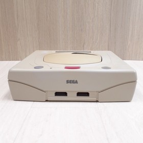 Sega Saturn console bundle with 2 controllers & 6 games tested Japan White