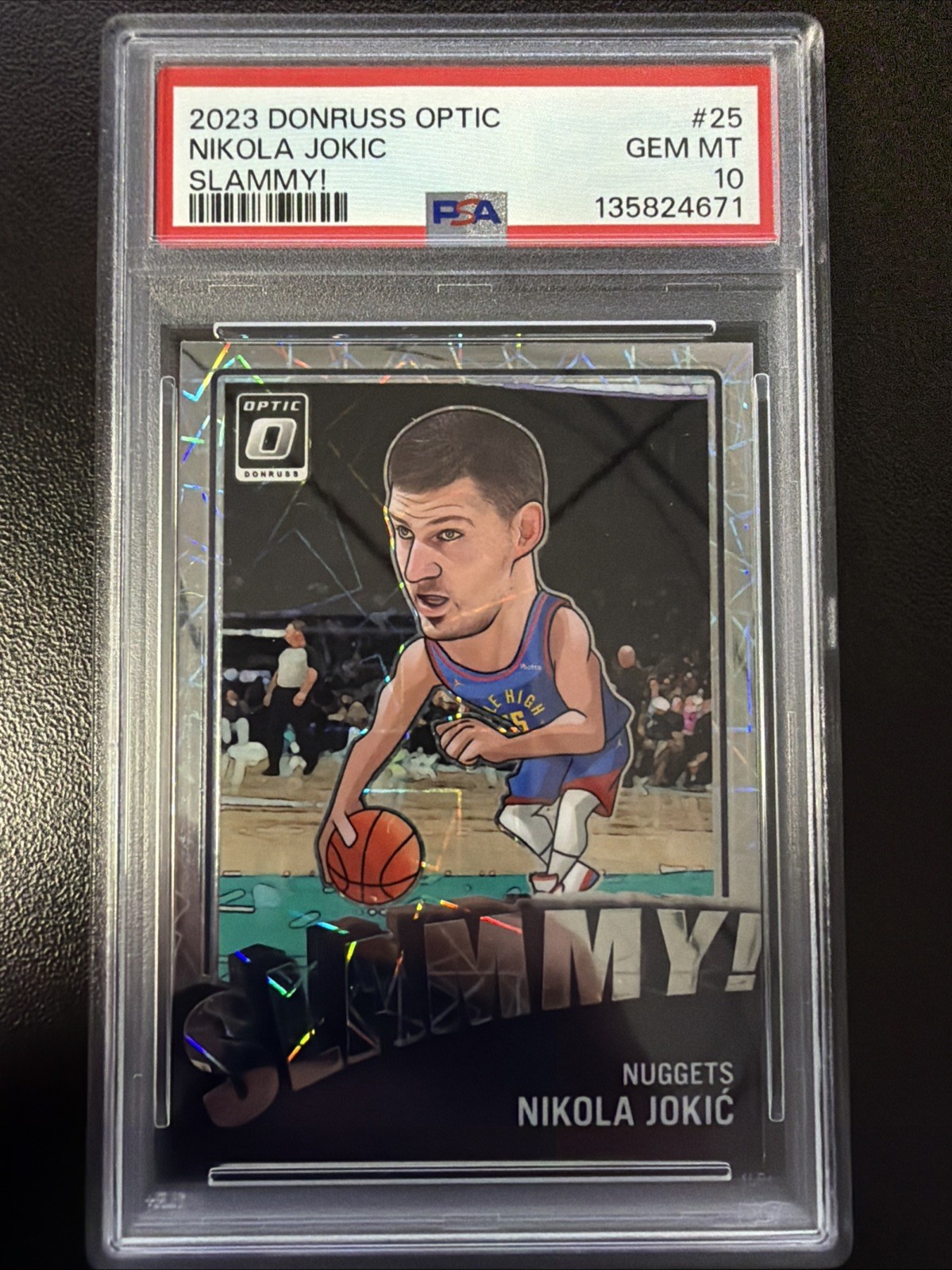 2023-24  Panini Donruss Optic Nikola Jokic Slammy PSA 10 GEM