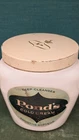 1950s Ponds Dry Skin Cold Cream Milk Glass Jar Turquoise, Vintage Crown P Logo