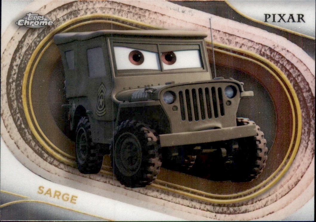 2025 Topps Chrome Disney Pixar Cars Sarge #55 Base NM/M