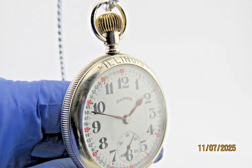 16s Illinois,"Stewart Special", Gr. 806, 19 J, antique pocket watch Ca. 1918